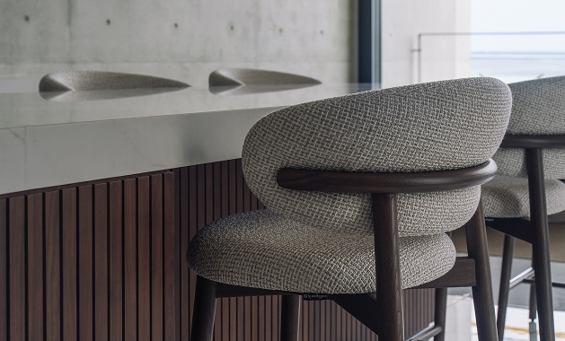 カウンターチェアのディテール